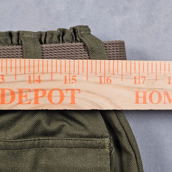 Vintage Boy Scouts of America Pants Mens 36 (Actual 32x32) Green Cargo Belted - Picture 7 of 10